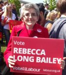 Jeremy Corbyn comes to Salford Precinct